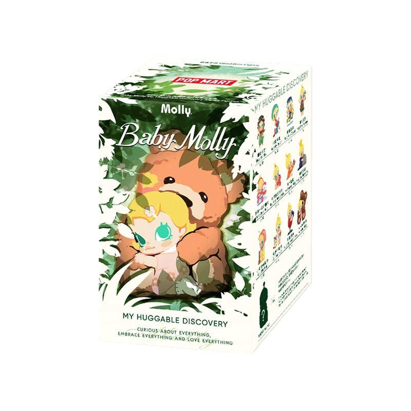 POP MART Baby Molly Hugging Exploration Plan Series Figurine Blind - box Toys, a Great Gift