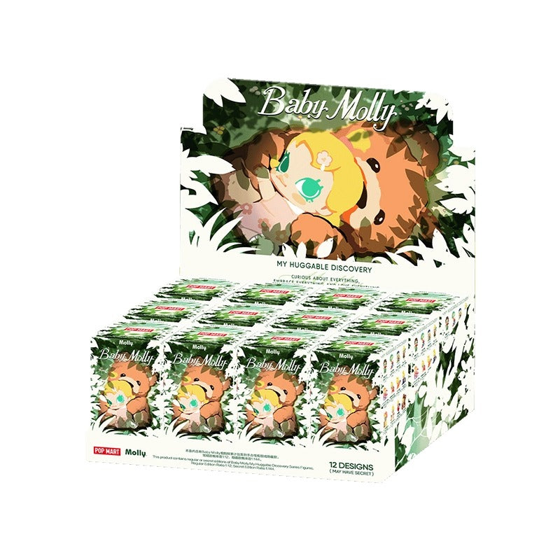 POP MART Baby Molly Hugging Exploration Plan Series Figurine Blind - box Toys, a Great Gift