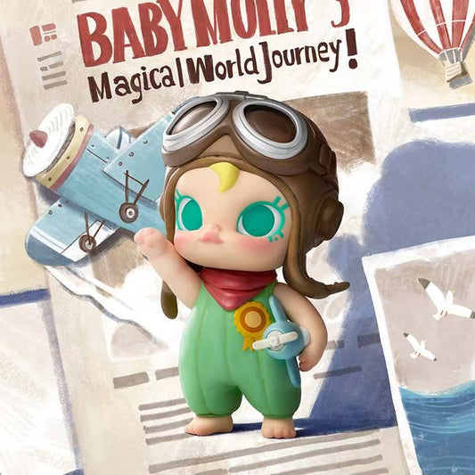 POP MART Baby Molly Hugging Exploration Plan Series Figurine Blind - box Toys, a Great Gift