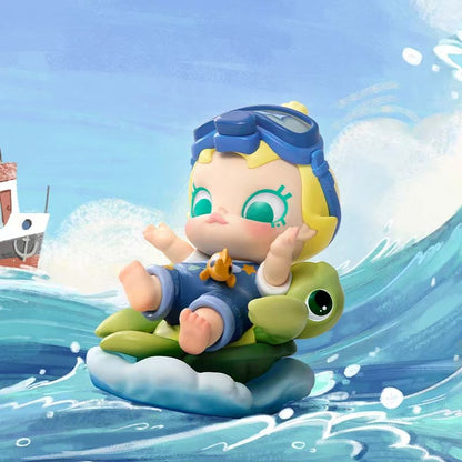 POP MART Baby Molly Hugging Exploration Plan Series Figurine Blind - box Toys, a Great Gift