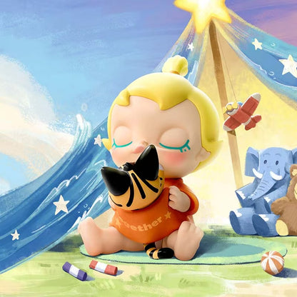 POP MART Baby Molly Hugging Exploration Plan Series Figurine Blind - box Toys, a Great Gift