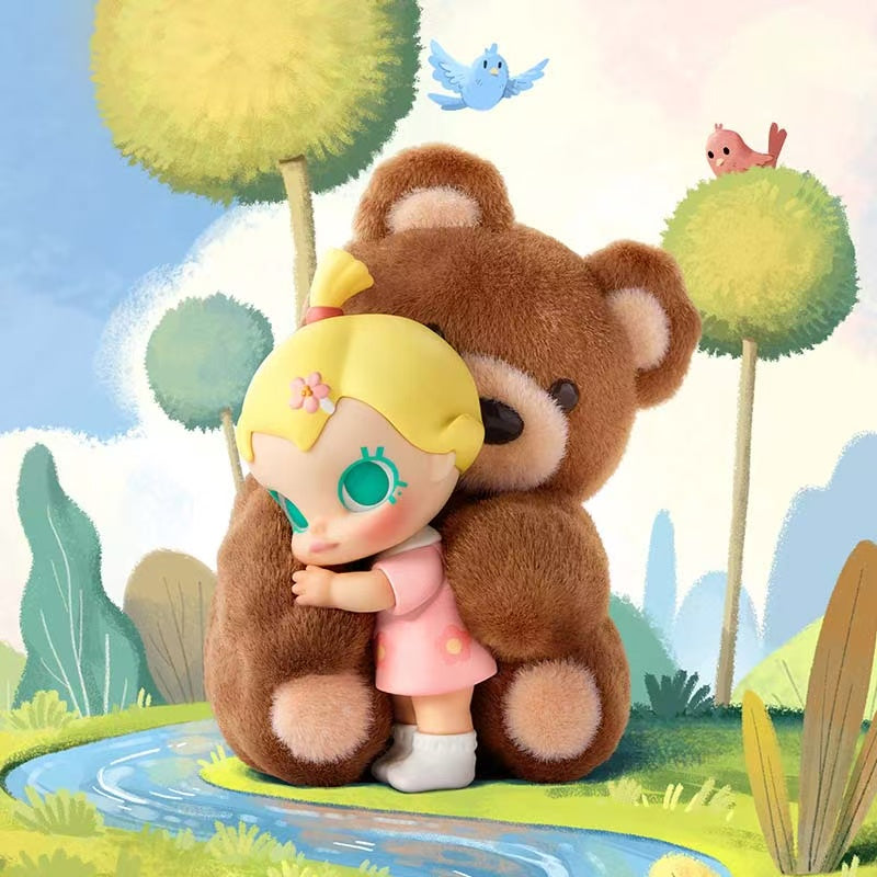 POP MART Baby Molly Hugging Exploration Plan Series Figurine Blind - box Toys, a Great Gift