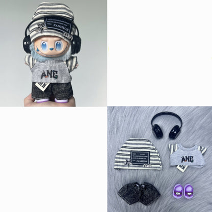 Labubu Doll Outfit | Grey Set