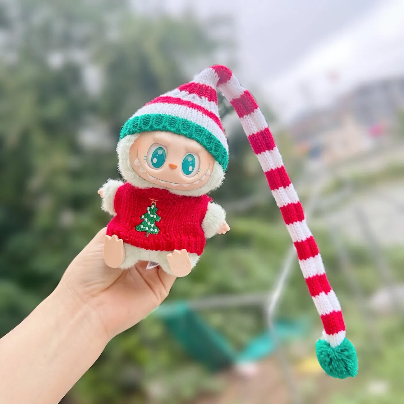 Labubu Christmas Sweater| Doll Clothes Series 2