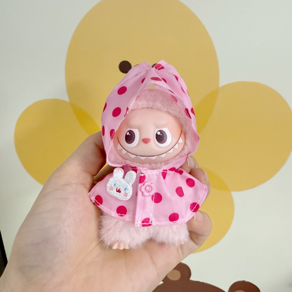 Labubu Mini 4.0 Christmas Cape | Reindeer Elf Cloak Outfit