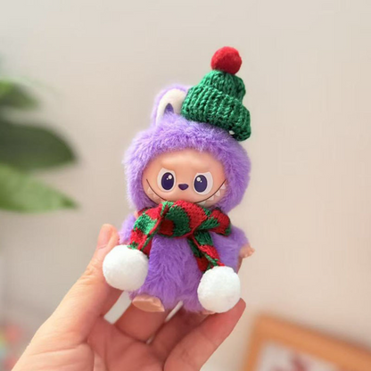 Labubu Mini 4.0 Christmas Cape | Reindeer Elf Cloak Outfit