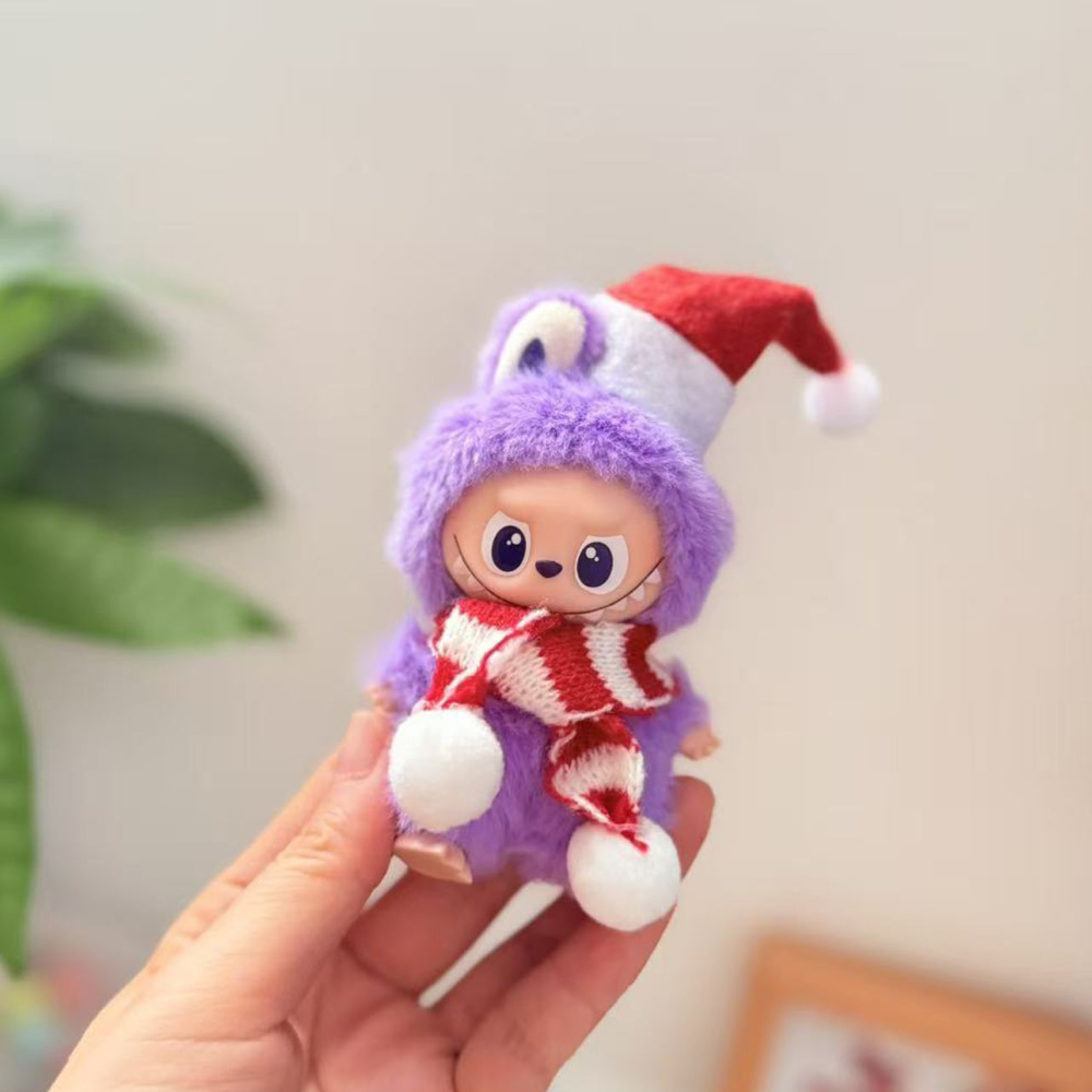 Labubu Mini 4.0 Christmas Cape | Reindeer Elf Cloak Outfit