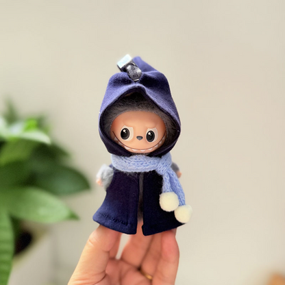 Labubu Mini 4.0 Christmas Cape | Reindeer Elf Cloak Outfit