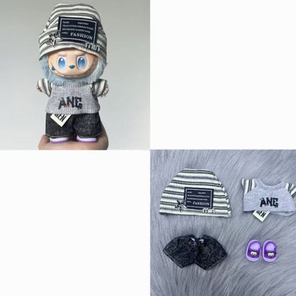 Labubu Doll Outfit | Grey Set